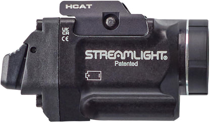Streamlight 69419 TLR-8 X sub 500-Lumen Rail-Mounted Tactical Weapon Light with Integrated Red Aiming Laser Exclusively for Springfield Armory Hellcat Only, Black