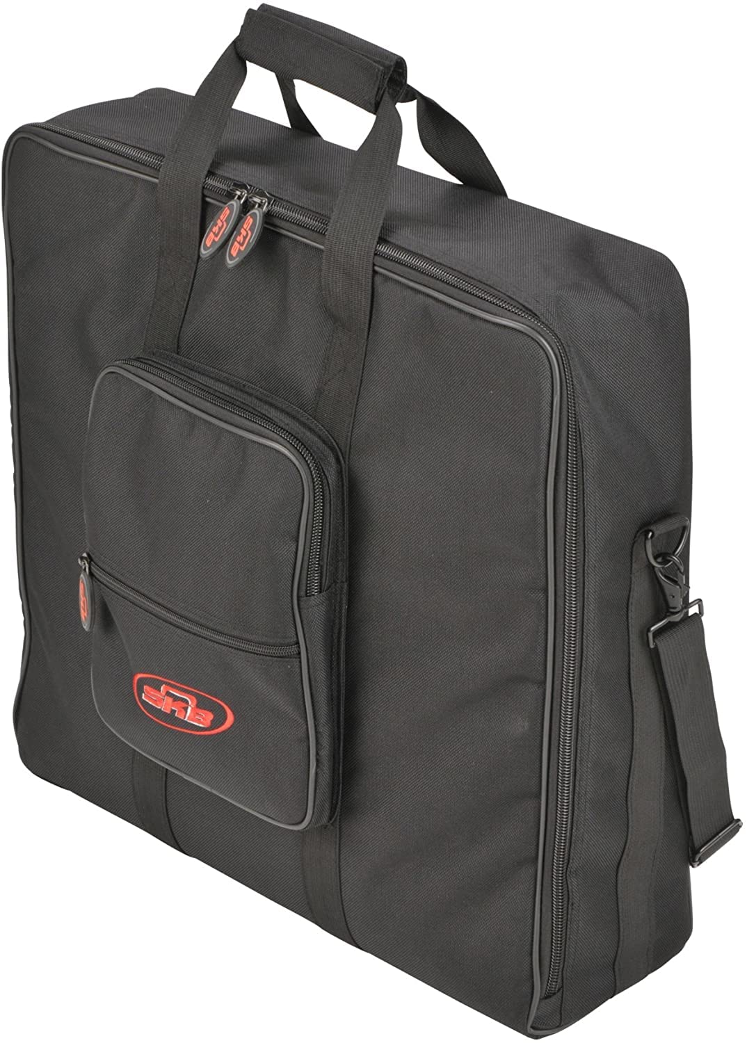 SKB Cases 1SKB-UB2020 UB Series Mixer Case, Padded Audio Equipment Bag for DJ Mixer, Recorder, Controller and Studio Gear, 20 x 20 x 5 Inch, Black