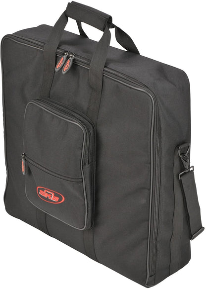 SKB Cases 1SKB-UB2020 UB Series Mixer Case, Padded Audio Equipment Bag for DJ Mixer, Recorder, Controller and Studio Gear, 20 x 20 x 5 Inch, Black