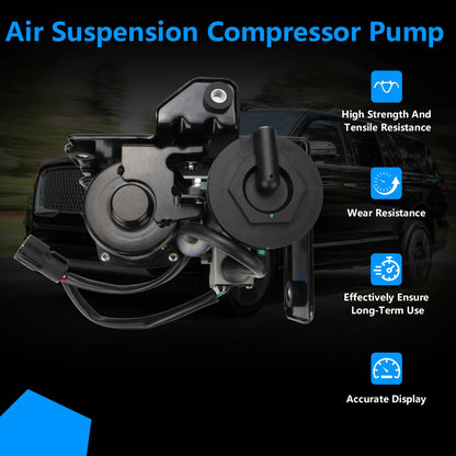 Air Suspension Compressor Pump Compatible with Ford Expedition Lincoln Navigator 2007-2018 with Bracket OEM Number Replacement 949-202 7L1Z5319AE 7L1Z5319A