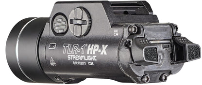 Streamlight 69168 TLR-1 HP-X USB 1300-Lumen High Candela Rail-Mounted Rechargeable Weapon Light, Includes Rail Locating Keys and Batteries, Black