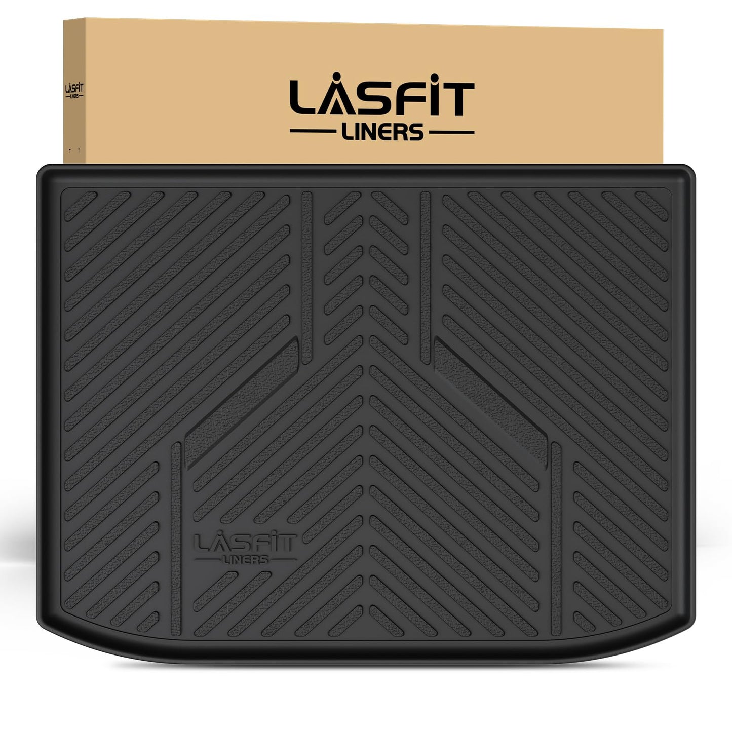 LASFIT Cargo Trunk Mat for 2019-2026 Toyota Corolla Hatchback & 2023-2026 GR Corolla, All Weather TPE Custom Fit Trunk Mat Trunk Liner Trunk Tray Cargo Liner Cargo Tray, Black