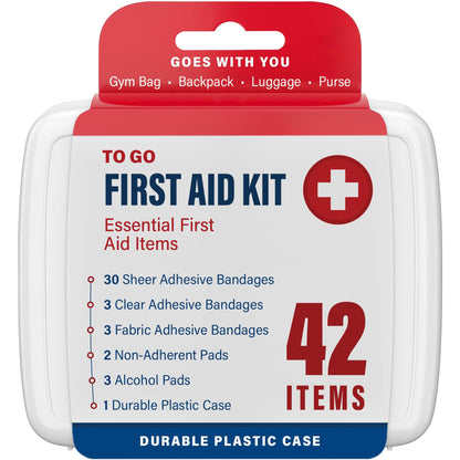 DecorRack 2000 Piece First Aid Kit, 48 Individual Boxes of 42 Items Each, First Aid Kits for Minor Cuts, Scrapes, Travel, Car, Home, Work, Field Trips or Camping (2000pcs, 48 Pack)