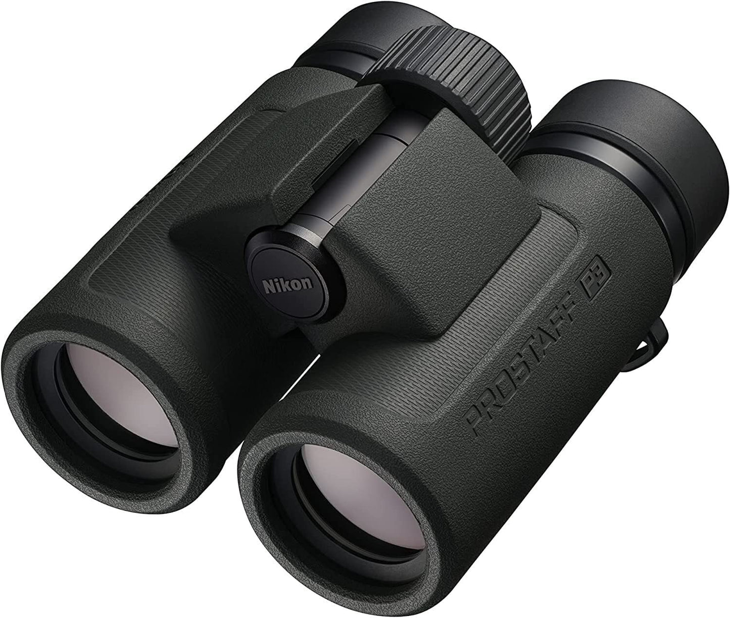 Prostaff P3 10x42 (16777) Black Binoculars Bundle with Lens Pen, and Cloth - High Powered Compact Adult Binoculars for Hunting, Bird Watching, and Hiking Essentials, Zoom Lightweight Travel