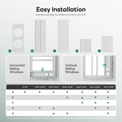 ZAFRO Smart Inverter Portable Air Conditioners, 16000 BTU (12000 BTU SACC) Dual Hose Portable AC Unit with Energy Saving/Ultra Quiet(42dB)/Drainage-free Cooling/APP/Remote for Multi-Scenario Use
