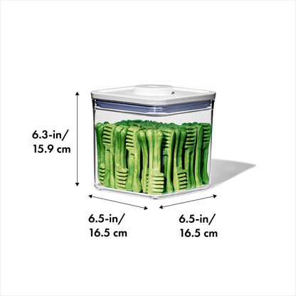 OXO Good Grips Pet POP Container – 2.8 Qt/2.6 L |Ideal for up to 3lbs of Dog Food or 2lbs of Cat Food | Airtight Storage Container | BPA Free (Pack of 8)