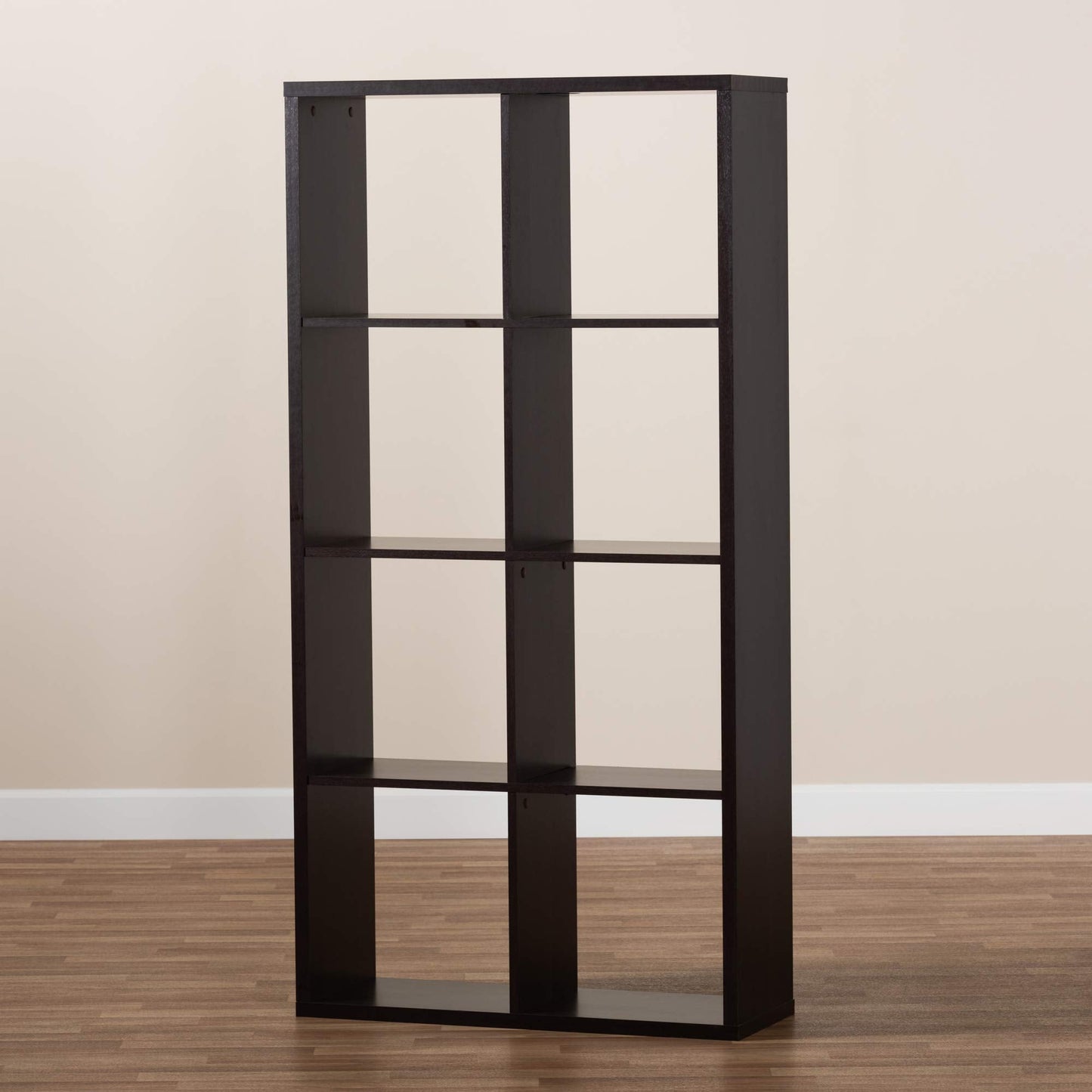 Baxton Studio Multipurpose Shelving and Cabinets, One Size, Dark Brown