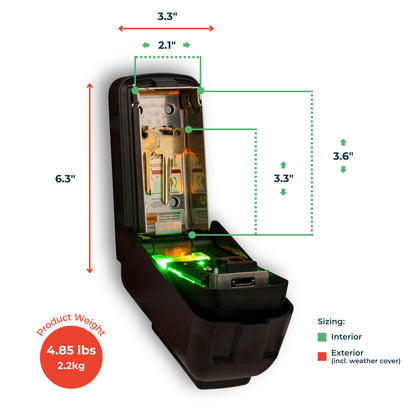 Maximum Security Push-Button Lock Box by Wolflok