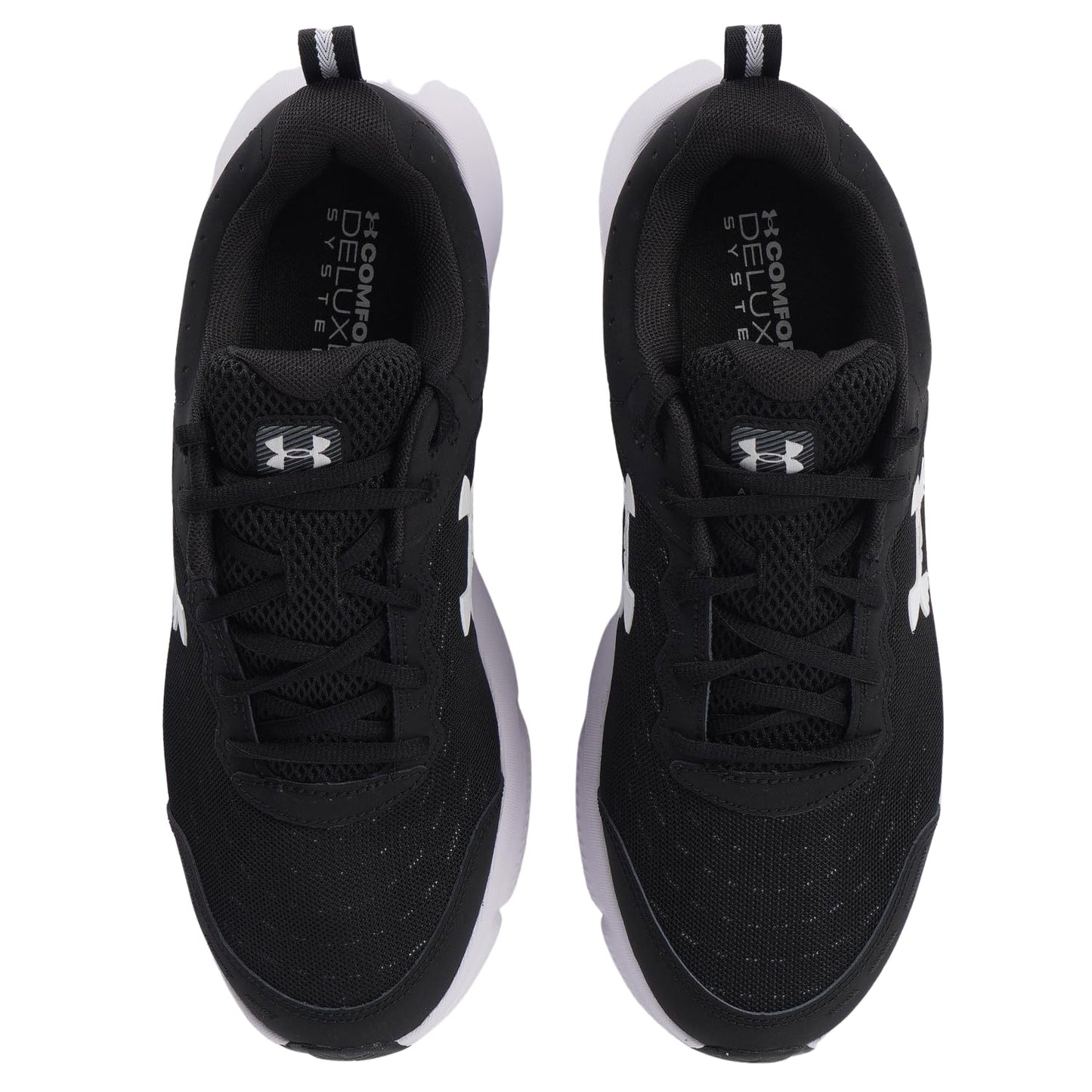 Under Armour Men's Charged Assert 10, (001) Black/Black/White, 11.5, US
