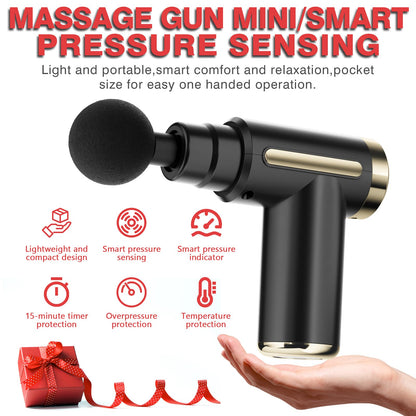 Massage Gun Deep Tissue, Back Massage for Athletes for Pain Relief, Percussion Massager Device with Silent Brushless Motor, Relax Gift for Mothers Day and Fathers Gifts（M891）