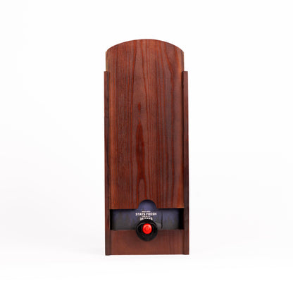 Rustic Roots Wooden Wine Box Dispenser - Box Wine Holder for 3 Liter Wine Boxes