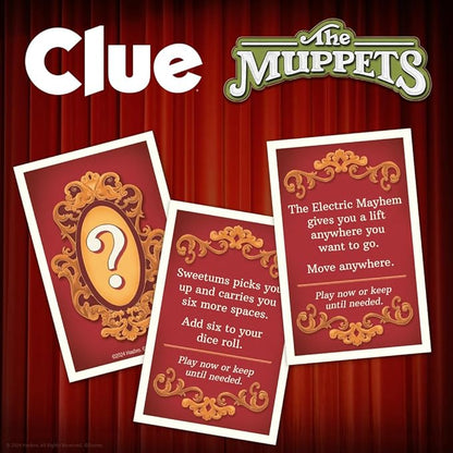 CLUE: The Muppets Classic Board Game Solve The Mystery in The Muppet Theater with Kermit Fozzie &amp More Discover Who Where and What Weapon was Used Officially Licensed The Muppets Merchandi