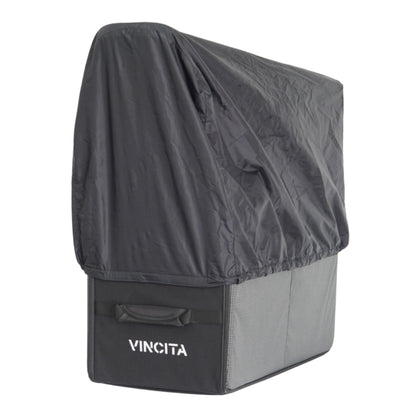 Vincita Keeper Box 2.0 for Folding Bike – Vertical Car Trunk Storage Organizer – Anti-Slip Transport Case with Security Buckle & Side Pockets – Protects Car Interior