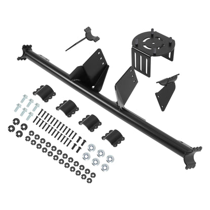 ALMULOO Spare Tire Mount Carrier Compatible with 2020-2023 Kawasaki Teryx KRX 1000, Black Powder-Coated Steel, Fits Up to 32" Tires