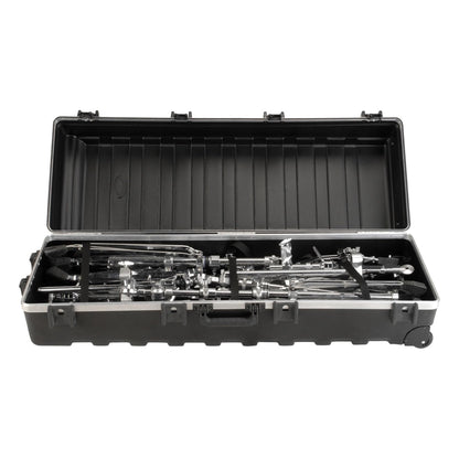 SKB ATA Large Stand Case with Wheels & TSA Latches - Durable Transport Solution for Equipment, 48x16.25x13 Inches, Over-Molded Handle, Secure Straps, Field-Replaceable Parts