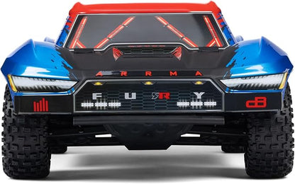 ARRMA RC Truck 1/10 FURY 2wd 223S BLX Brushless Short Course Truck RTR (Battery and Charger Not Included) with DSC Blue ARA3521T1