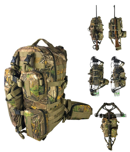 FIELDCRAFT Hunting Backpack Daypack for Rifles, Bows, Crossbows, Muzzleloader, Hunting, Hiking, Archery, Blackpowder, Outdoors Expeditionary Alpha Pack
