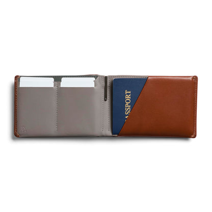 Bellroy Travel Wallet, travel document holder (Passport, tickets, cash, cards, and pen) - Sienna