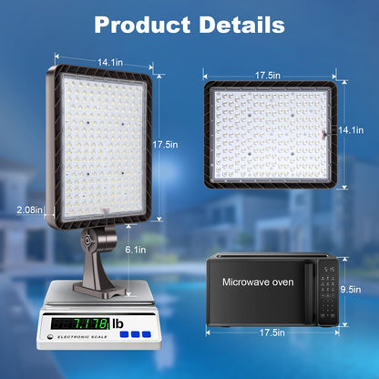 ledmo 480W LED Parking Lot Lights,Super Bright 72000LM for Large Area Lighting,IP65 Waterproof LED Street Light with Dusk to Dawn Adjustable Wall Mount Commercial Parking Lot Lights Outdoor