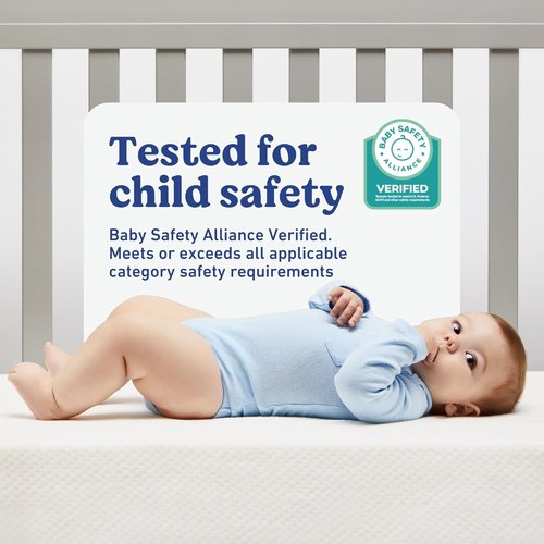 Graco Premium Crib & Toddler Mattress - GREENGUARD Gold Certified, Waterproof, Machine Washable Cover, Fits Standard Cribs & Toddler Beds