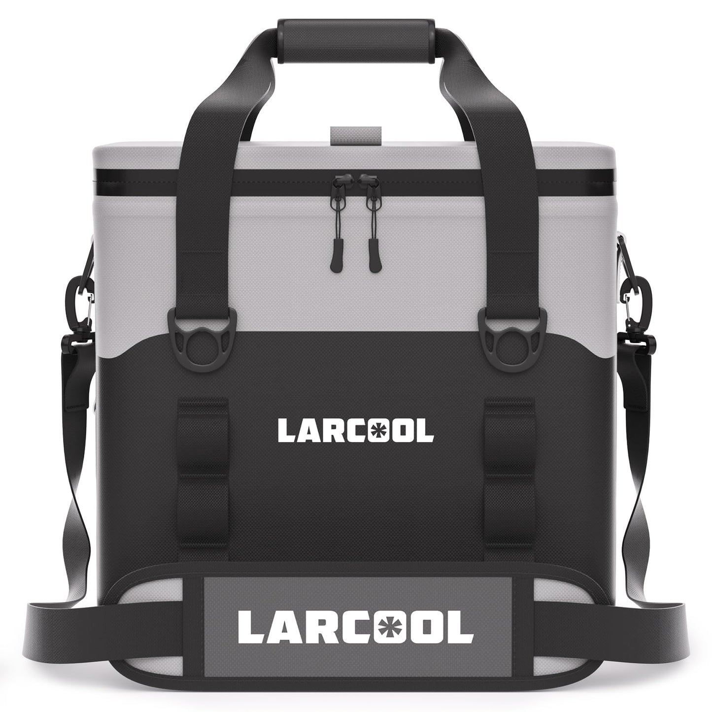 LARCOOL Ultra -Tough 24 Can Soft Cooler Bag | Insulated Waterproof Portable Ice Chest with Adjustable Strap | Large Leak-Proof Lunch Coolers Box for Beach | Travel | Camping | Car | Hiking