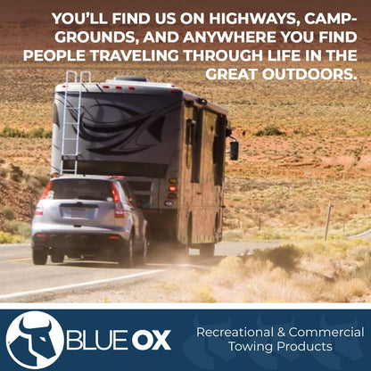 Blue Ox BX1126 Base Plate 2007-2018 Wrangler/Wrangler Unlimited JK, All Models with Standard Bumper (No JL) | Straightforward Installation | Seamless Look