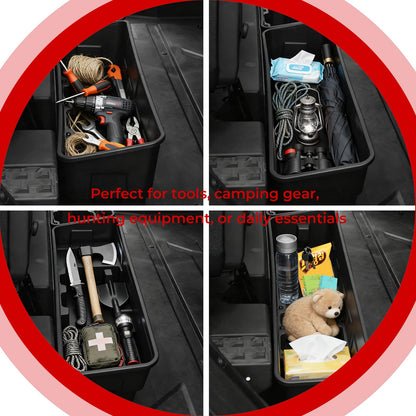 XUTVOTOR Rear Under Seat Storage Box for Polaris XPEDITION XP 5/ADV 5 2024-2026 Accessories, 13L High Density Polypropylene Material Rear Underseat Combined Storage Bins (2 PCS)