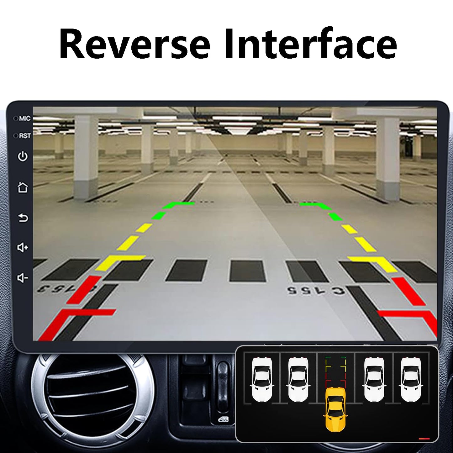 Android 14 Car Stereo Radio Upgrade for Jeep Wrangler JK Compass Grand Cherokee Dodge Ram 1500, 10 inch QLED Touchscreen Support Wireless CarPlay Android Auto GPS Bluetooth FM SWC (RAM 2GB+ ROM 64GB)