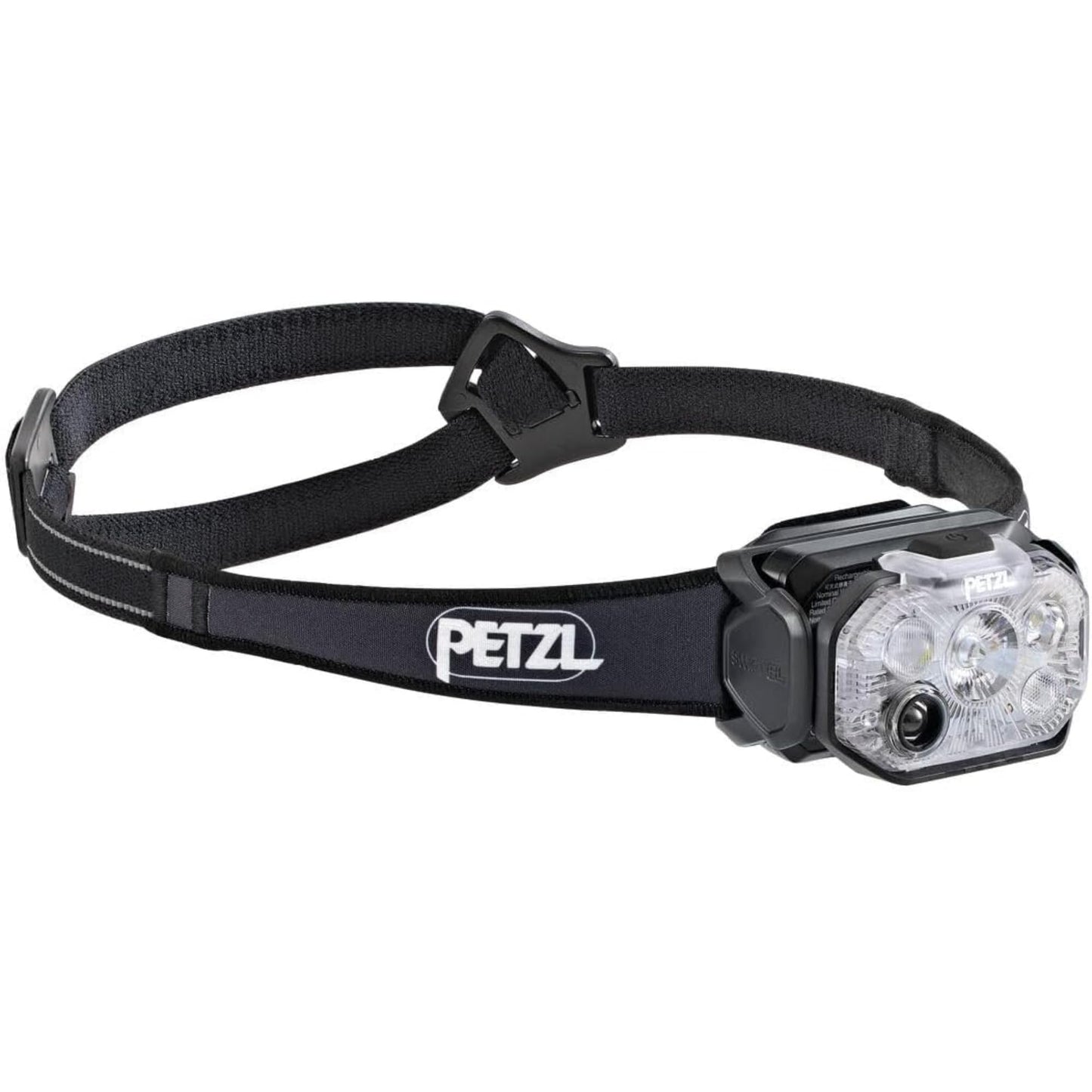 PETZL Swift RL Classic Headlamp - Lightweight & Rechargeable 1200 Lumen Headlamp - Black