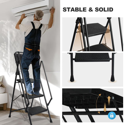 LEADALLWAY Scaffolding Platform and LEADALLWAY 3 Step Ladder