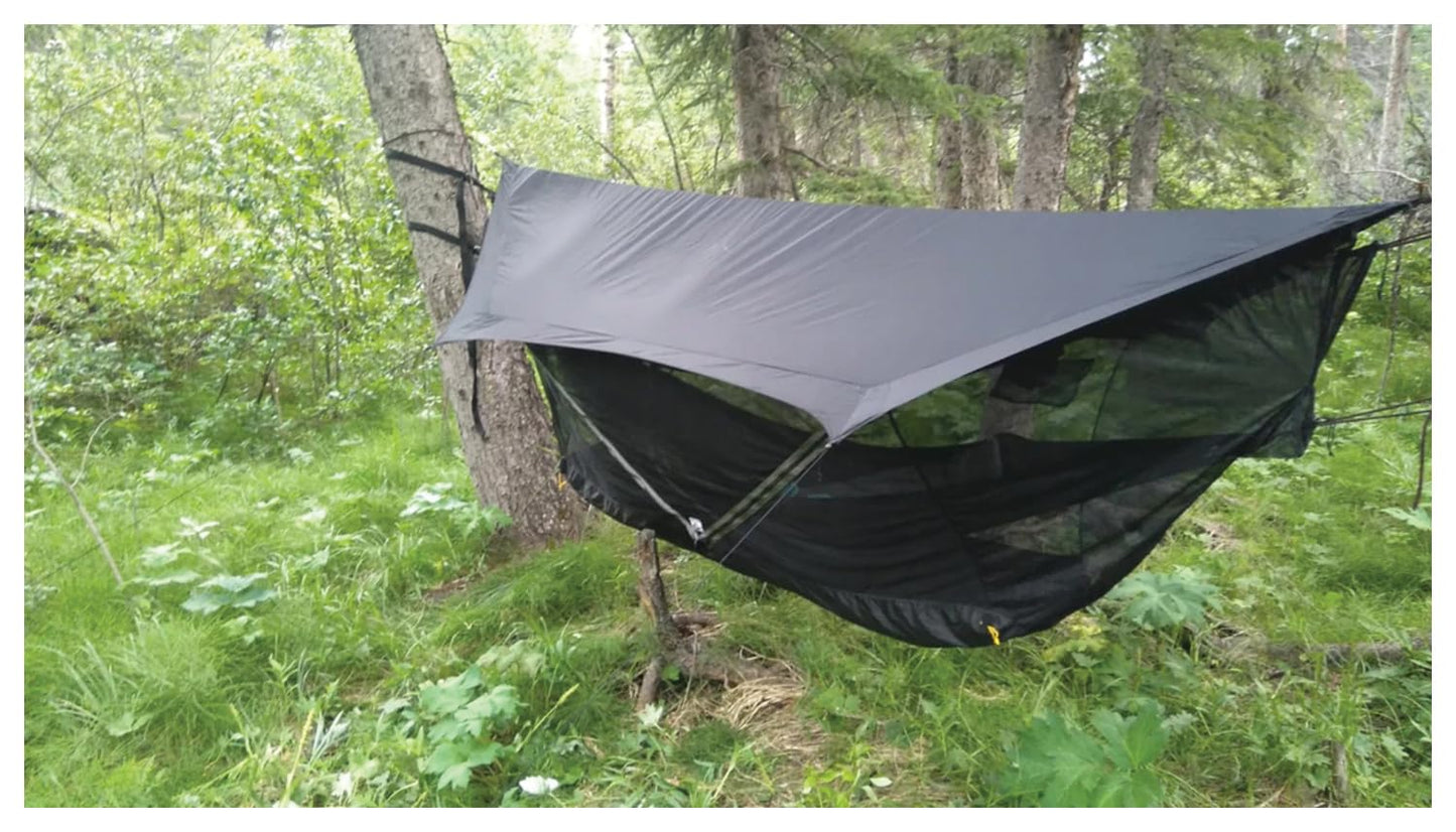 Hammock Bliss Sky Tent 2 - A Revolutionary 2 Person Hammock Tent - Waterproof Hanging Tent Provides Spacious and Cozy Shelter For 2 Camping Hammocks - Embrace Hammock Camping Comfort