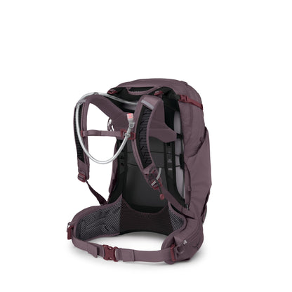 Osprey Mira 24L Women's Hiking Backpack with Hydraulics Reservoir - Hydration Pack with Water Bladder, Graphite Purple