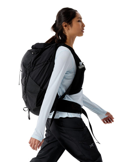 Arc'teryx Aerios 35 Backpack | Precision-Fit Ultralight 35L Hiking Pack | Black, Tall