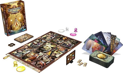 Asmodee Mysterium Park Board Game - Uncover Dark Secrets in a Charming Carnival Setting Cooperative Mystery for Kids &amp Adults Ages 10+ 2-7 Players 28 Minute Playtime