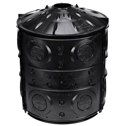NDS FWAS24 50 Gal. Flo Stormwater Dry Well System Kit with 3 Side Panels & 1 Cover, Ideal for Rainwater Collection, Black