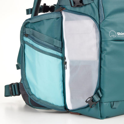 Shimoda Explore v2 25 Women's Starter Kit, Outdoor Photography Adventure Backpack with Small Mirrorless Core Unit, Fits Mirrorless and DSLR Cameras, 14-inch Laptop Sleeve, Rain Cover Included, Teal