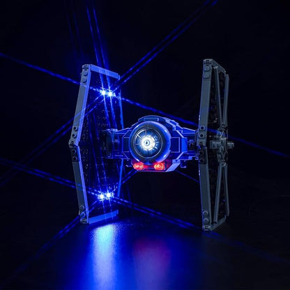 BrickBling Light Kit Compatible with Lego TIE Fighter &amp X-Wing Mash-up Building Set (No Model) Creative Lights for Lego 75393 (Light Control Version)