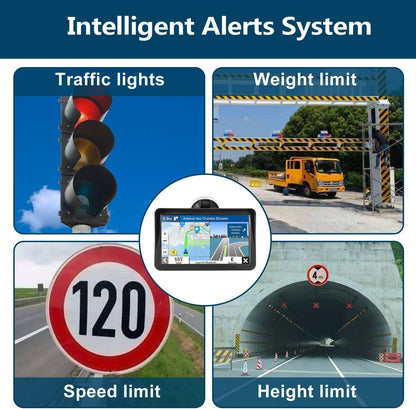 GPS Navigation for Car,Latest 2026 Map, 9 inch Touch Screen Real Voice Spoken Turn-by-Turn Direction Reminding Navigation System for Cars, GPS Satellite Navigator with Free Lifetime Map Update