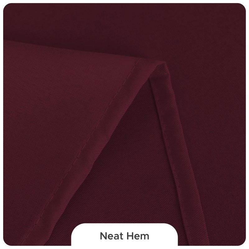 Fitable 8 Pack Table Cloth Rectangle Table: Stain and Wrinkle Resistant Tablecloth Rectangular, Washable Polyester Tablecloths for Wedding Party Dining Banquet Event Catering(Burgundy, 70x108 Inch)