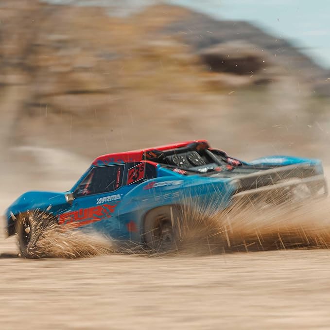 ARRMA RC Truck 1/10 FURY 2wd 223S BLX Brushless Short Course Truck RTR (Battery and Charger Not Included) with DSC Blue ARA3521T1