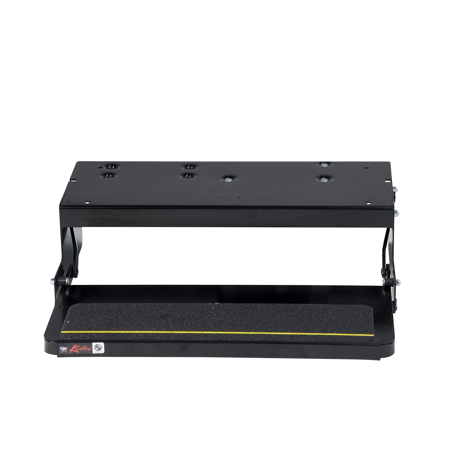 Kwikee 26 Series Electric Step Assembly, Logic Control Unit, Power Switch Kit for RV, Travel Trailers, Hidden Light, 8.5" Step Rise, Anti-Slip Surface, 12V DC Motor, Steel Construction - 3711363