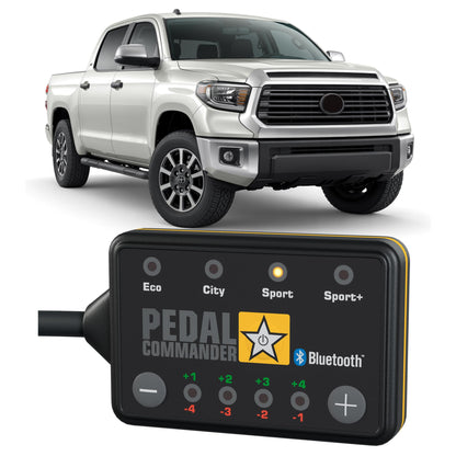 PEDAL COMMANDER for Toyota Tundra 2007-2021 Throttle Response Controller - Plug-and-Play, 4 Driving Modes, App Control - Towing Hauling Off-Road TRD Pro Sport Upgrade