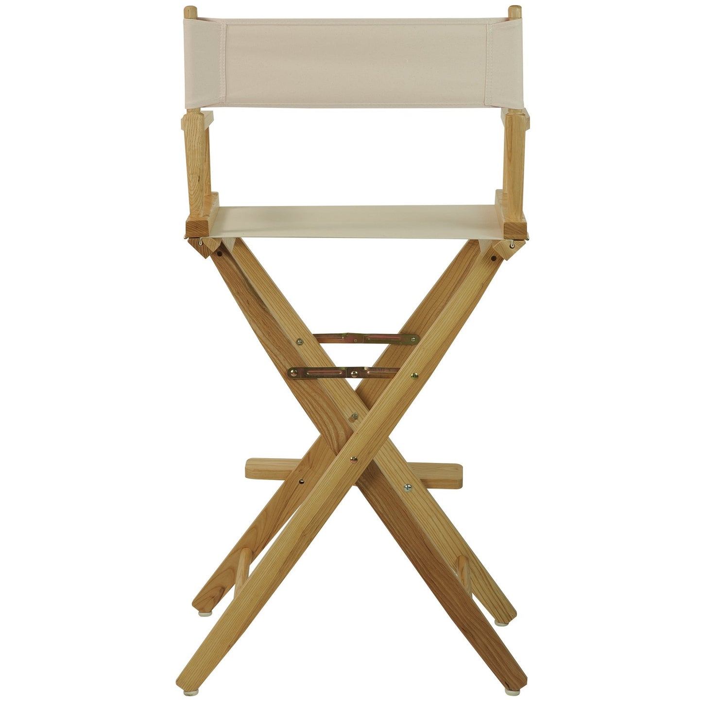 American Trails Extra-Wide Premium 30" Director's Chair Natural Frame with Natural Canvas, Bar Height