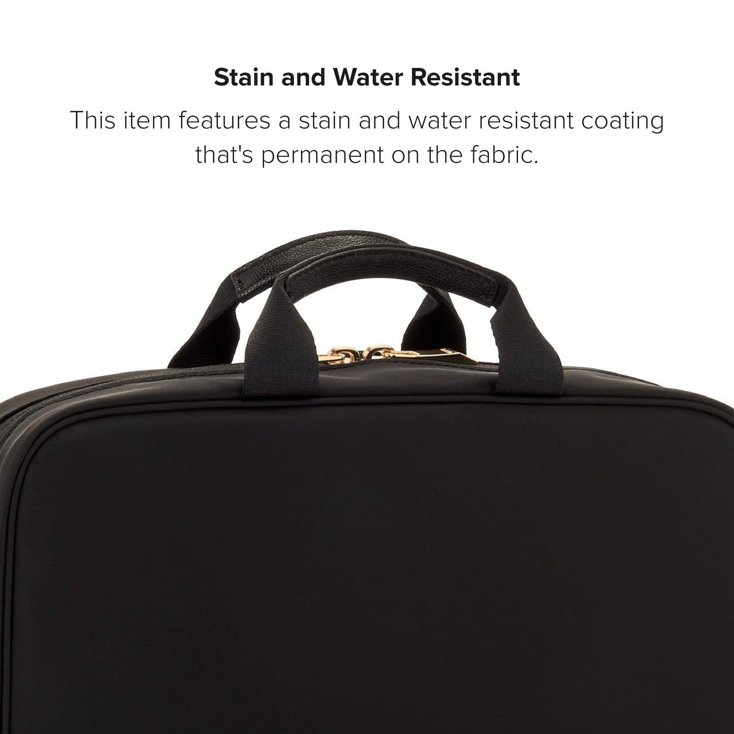 Tumi Womens Small Madeline Cosmetic Black/Gold One Size