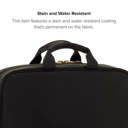 Tumi Womens Small Madeline Cosmetic Black/Gold One Size