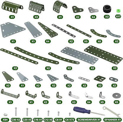 Lucky Doug Building Toys Model Airplane Set - DIY Building Stem Projects Toys for Kids Boys Ages 8-12 Assembly Science Toys for Model Fans