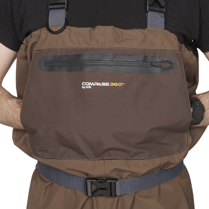 Compass 360 by SJK Deadfall Breathable STFT Chest Wader Waterproof Fishing, Bootfoot, Fly Fishing, Lightweight Men and Women