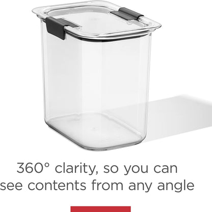 Rubbermaid Brilliance Food Storage Containers - Airtight, BPA-Free, Clear | Set of 4 (8 Pieces)