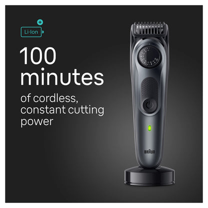 Braun All-in-One Style Kit Series 5 5470, 9-in-1 Trimmer for Men w/Beard Trimmer, Body Trimmer for Manscaping, Gillette Fusion5 ProGlide Razor, 40 Length Settings, Rechargeable Battery, Cordless