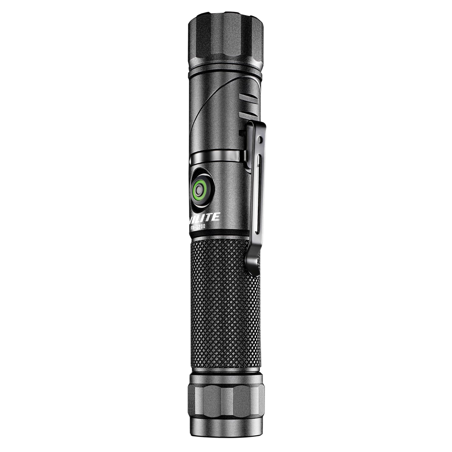 Unilite FR-1200 Right Angle Flashlight – 1200 Lumen LED, 90° Rotating Head, USB-C Rechargeable, Magnetic Base, IP65 Water & Dust Resistant, Impact Resistant, Pocket Clip Included